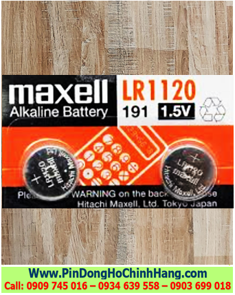 Maxell LR1120 _Pin AG8 LR55